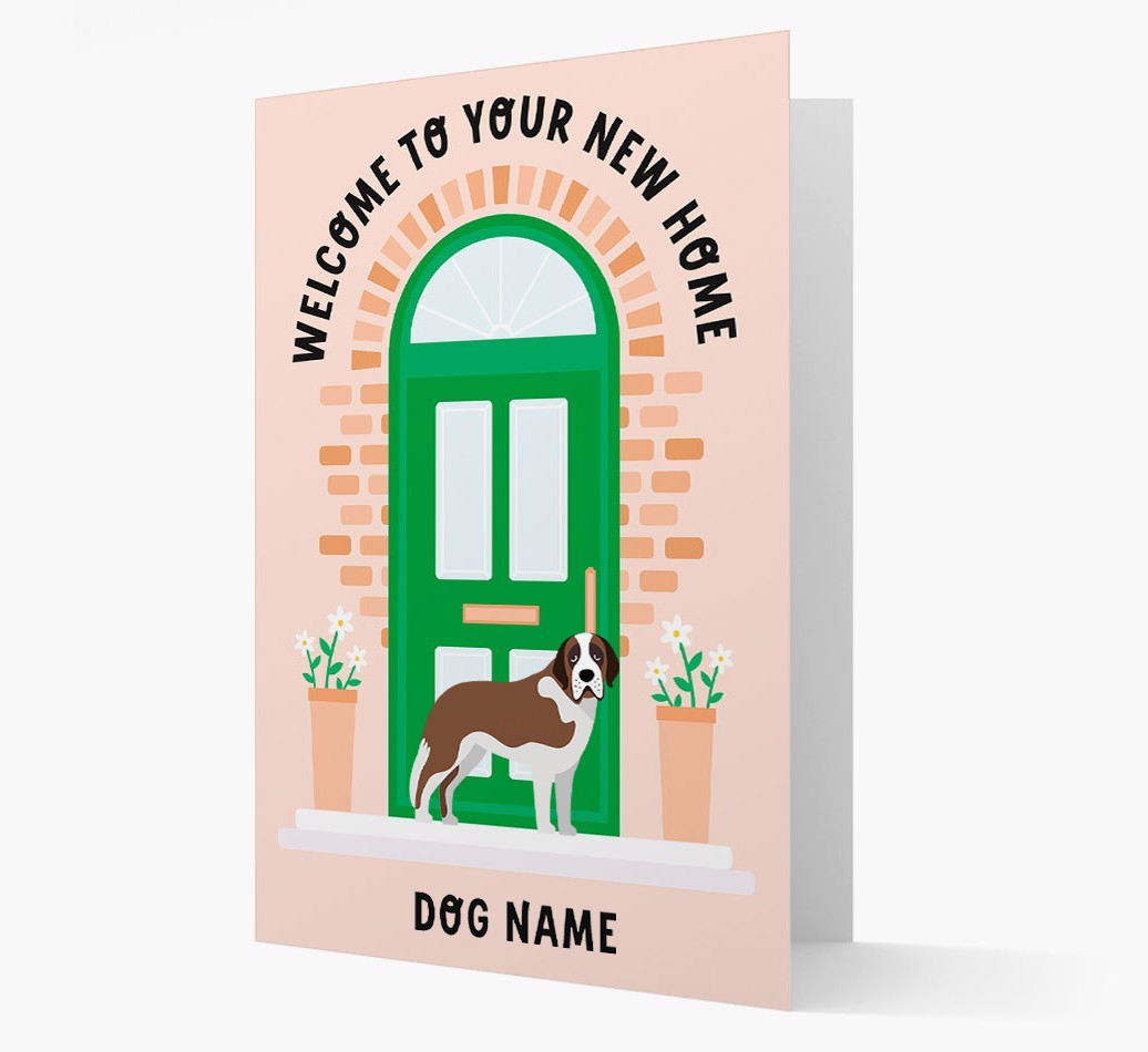 Welcome To Your New Home: Personalized {breedFullName} Card