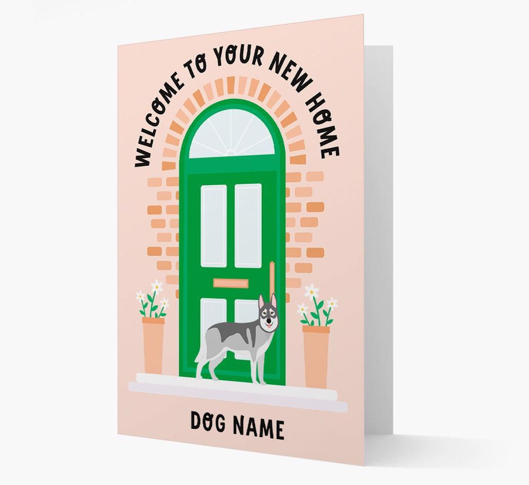 Welcome To Your New Home: Personalized {breedFullName} Card