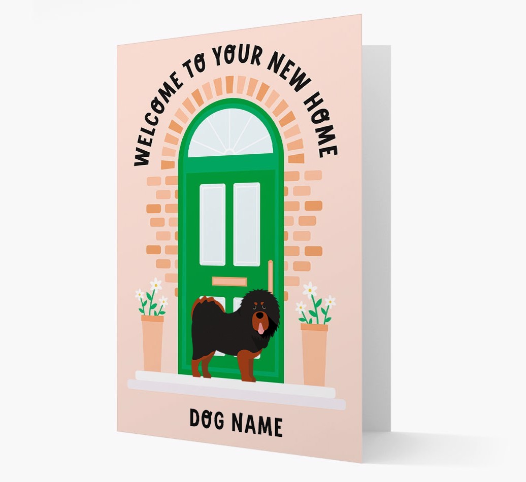 Welcome To Your New Home: Personalized {breedFullName} Card