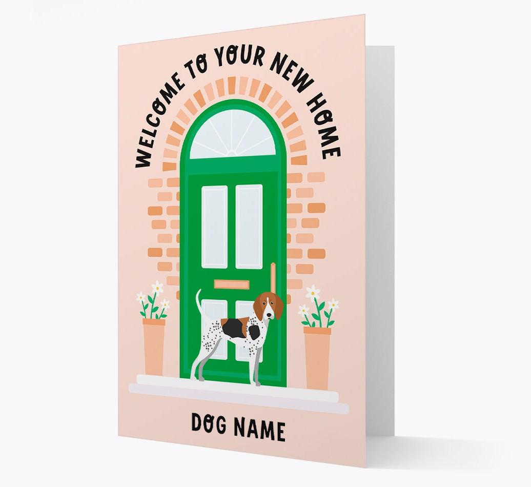 Welcome To Your New Home: Personalized {breedFullName} Card