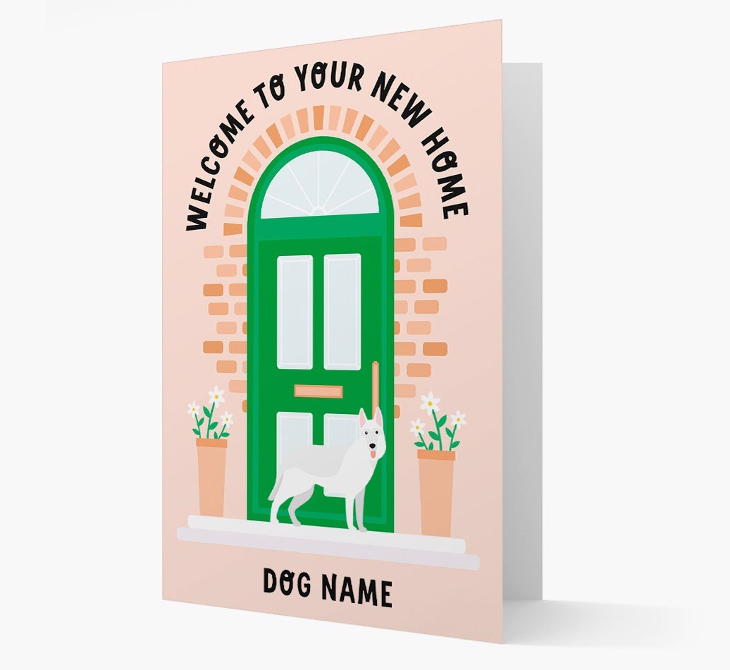 Welcome To Your New Home: Personalized {breedFullName} Card