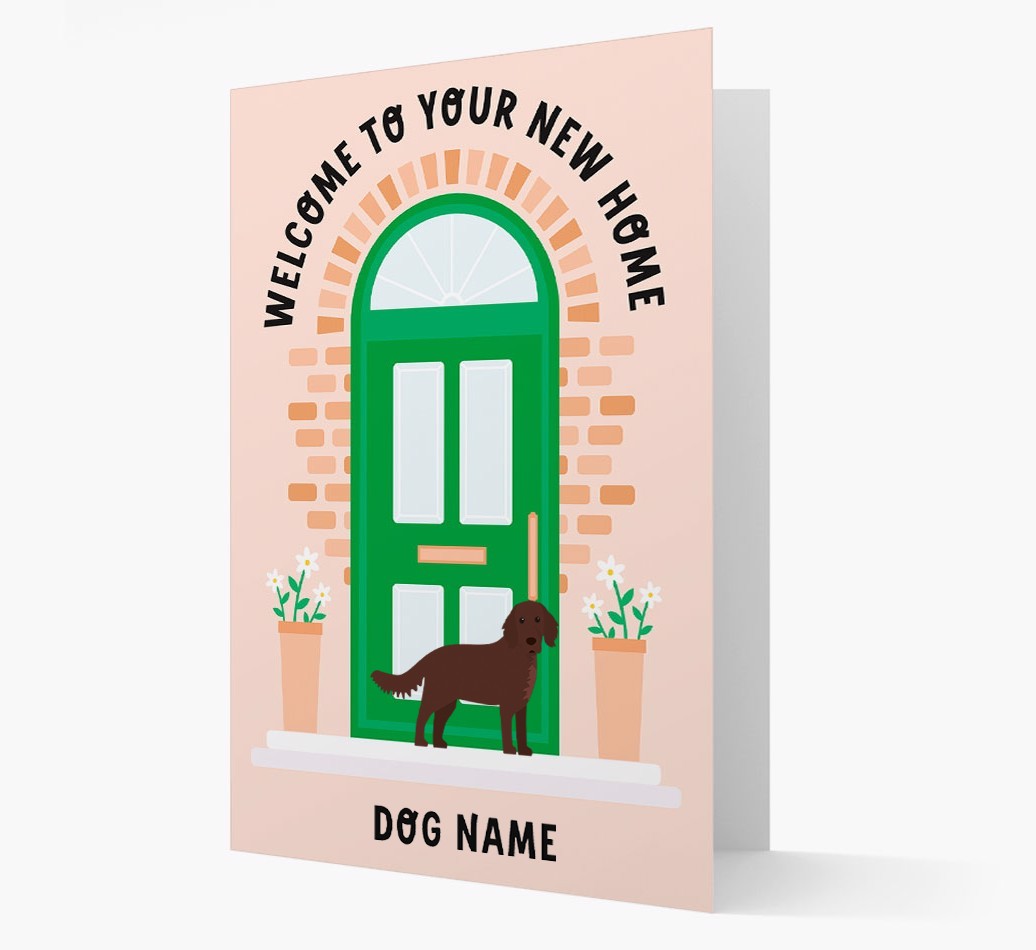 Welcome To Your New Home: Personalized {breedFullName} Card