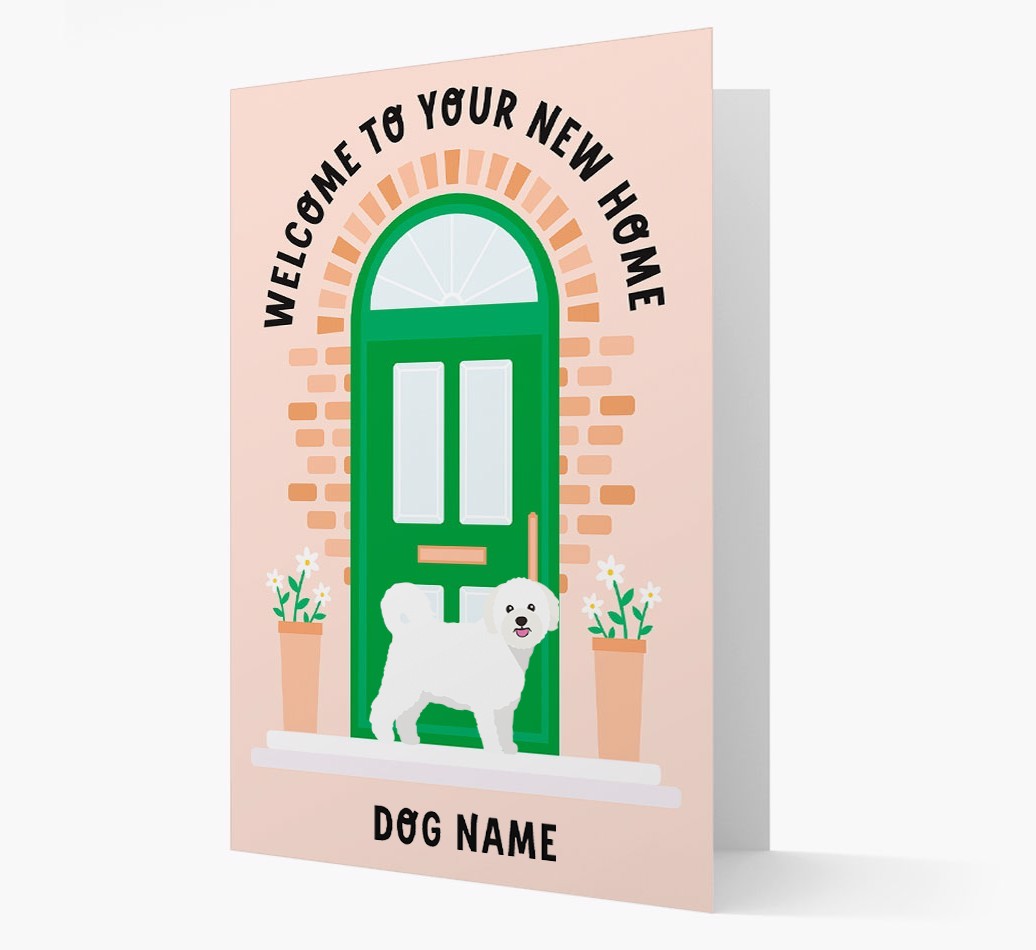 Welcome To Your New Home: Personalized {breedFullName} Card