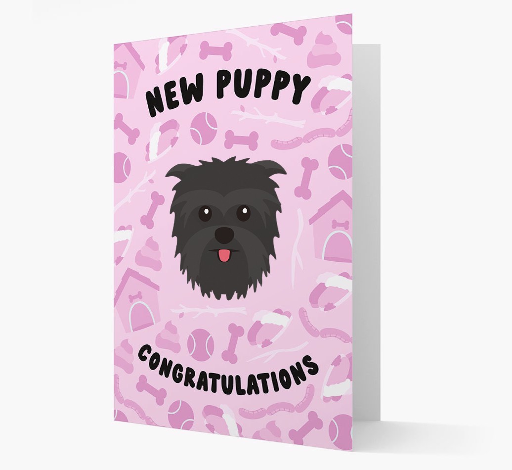 New Puppy, Congratulations: Personalised {breedFullName} Card