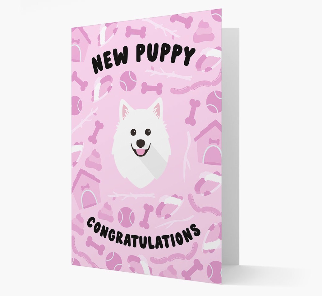 New Puppy, Congratulations: Personalized {breedFullName} Card