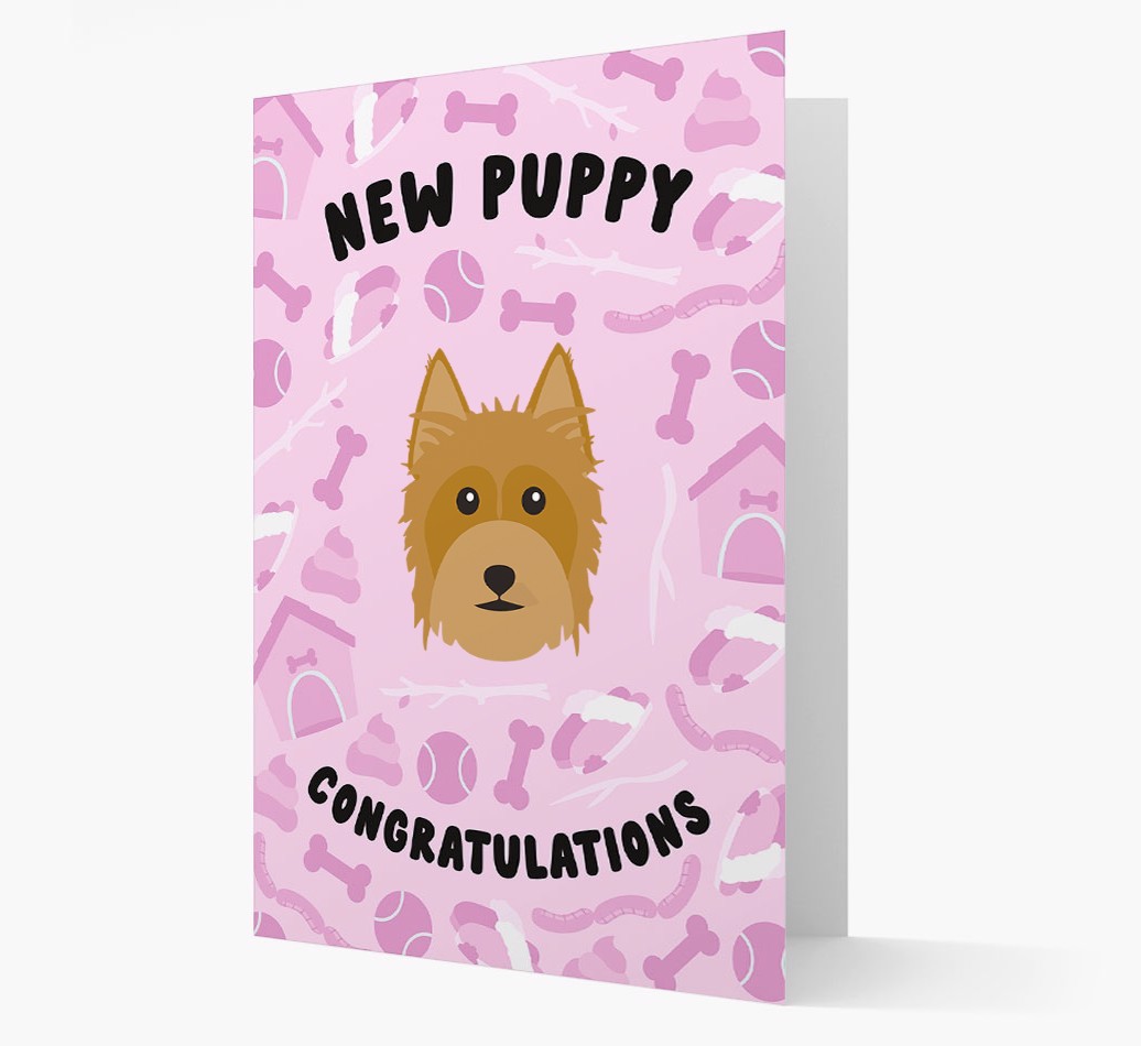 New Puppy, Congratulations: Personalised {breedFullName} Card