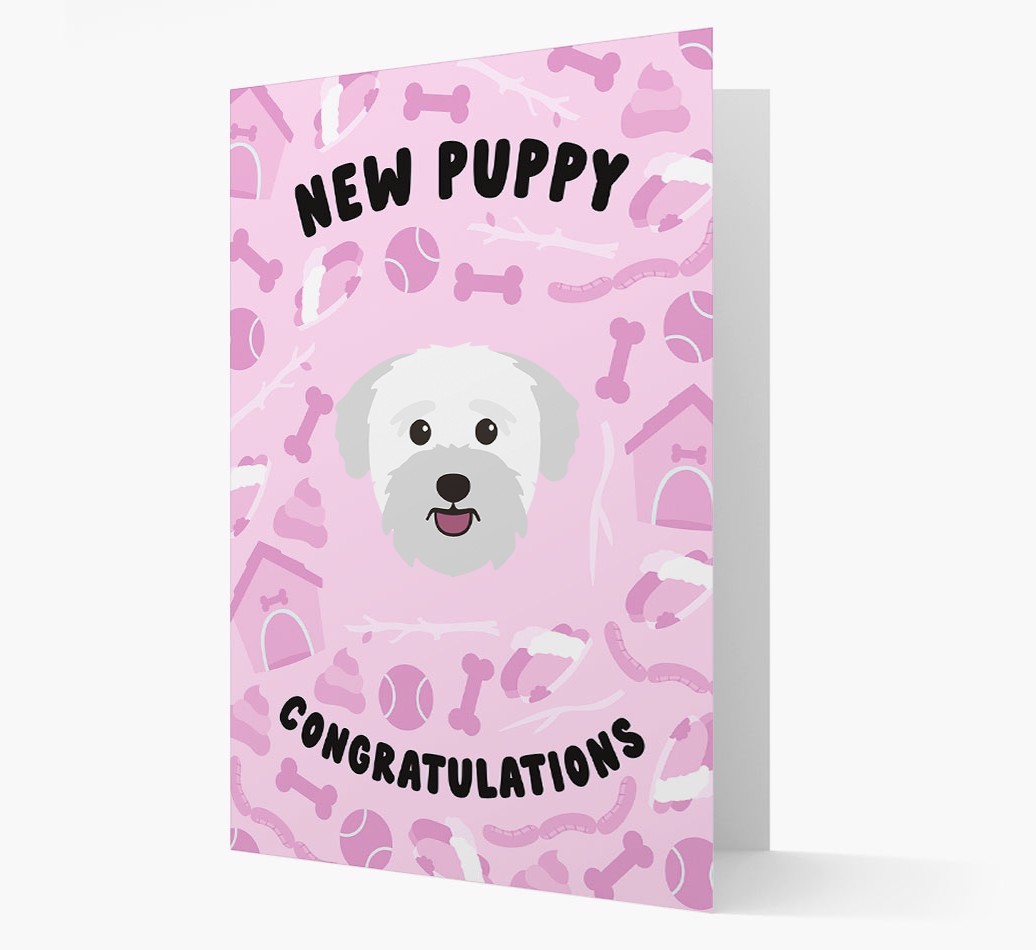 New Puppy, Congratulations: Personalised {breedFullName} Card