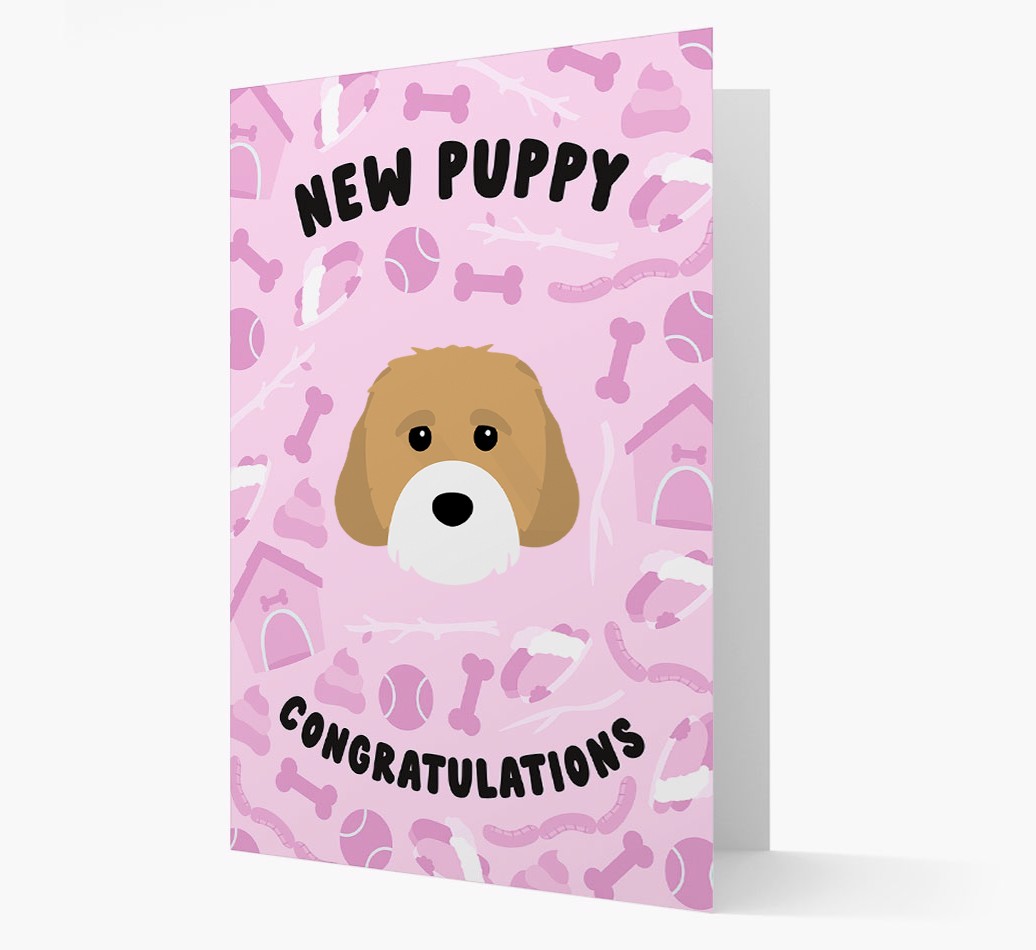 New Puppy, Congratulations: Personalized {breedFullName} Card