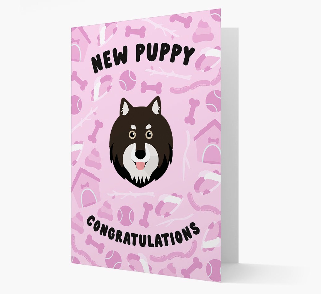 New Puppy, Congratulations: Personalised {breedFullName} Card