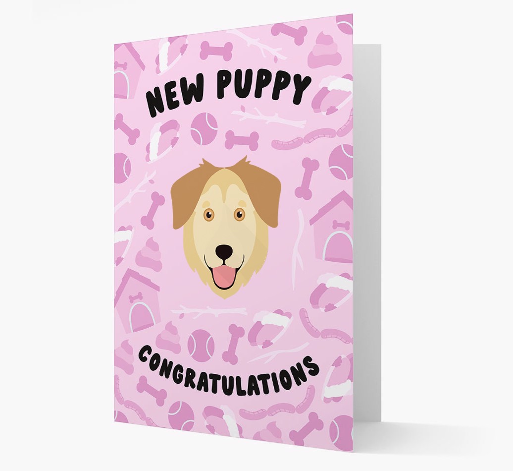 New Puppy, Congratulations: Personalised {breedFullName} Card