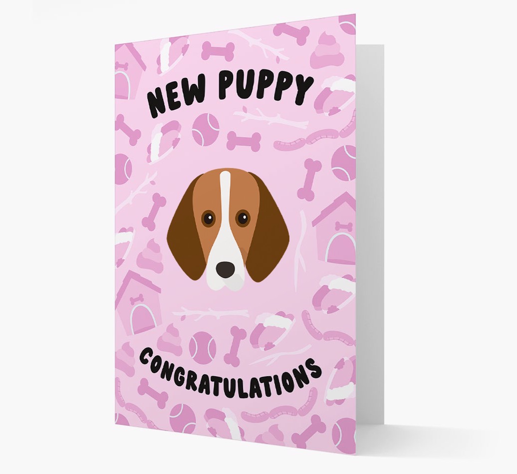 New Puppy, Congratulations: Personalised {breedFullName} Card
