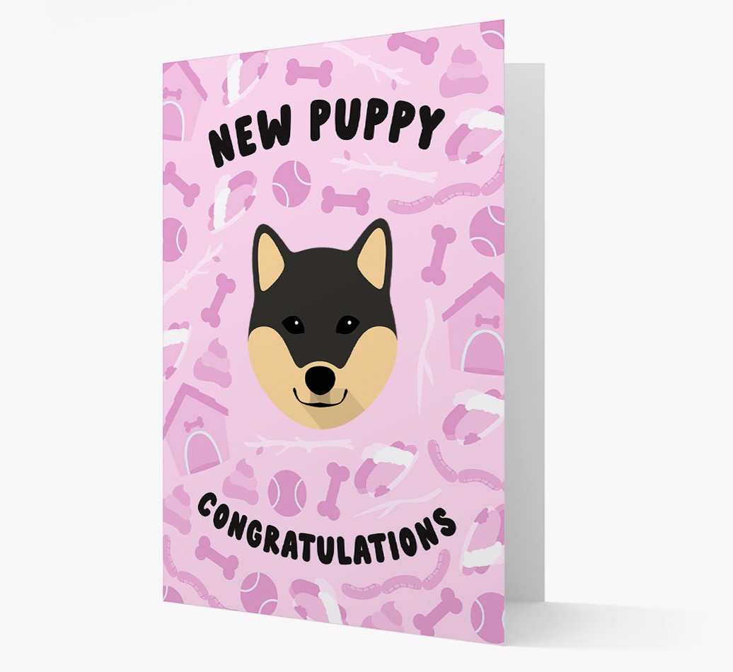 New Puppy, Congratulations: Personalised {breedFullName} Card