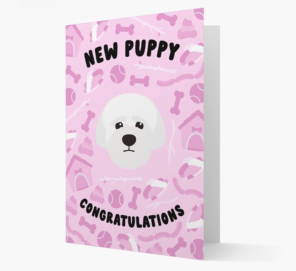 New Puppy, Congratulations: Personalized {breedFullName} Card