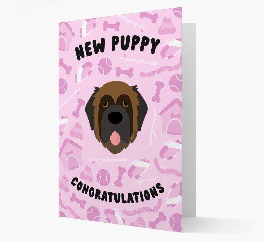New Puppy, Congratulations: Personalised {breedFullName} Card