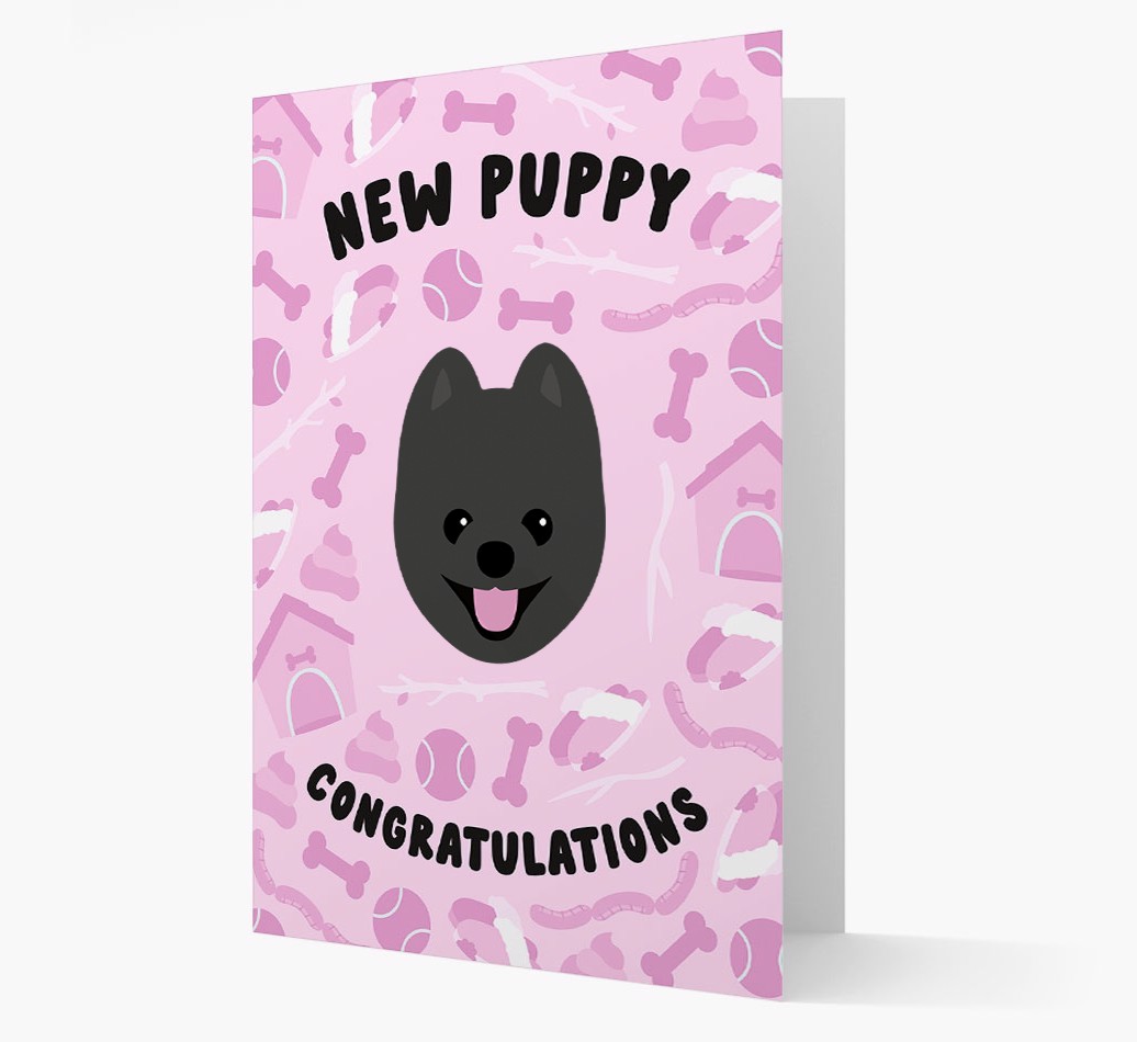 New Puppy, Congratulations: Personalised {breedFullName} Card