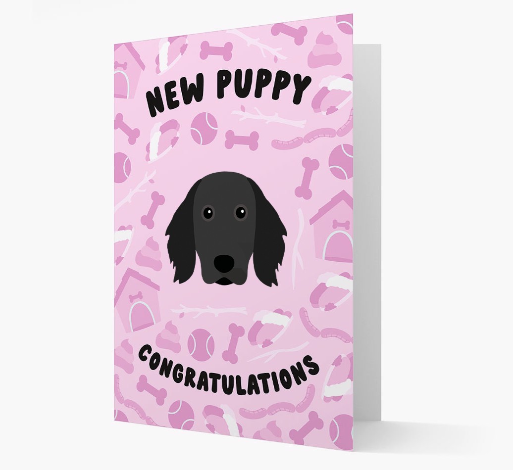New Puppy, Congratulations: Personalized {breedFullName} Card