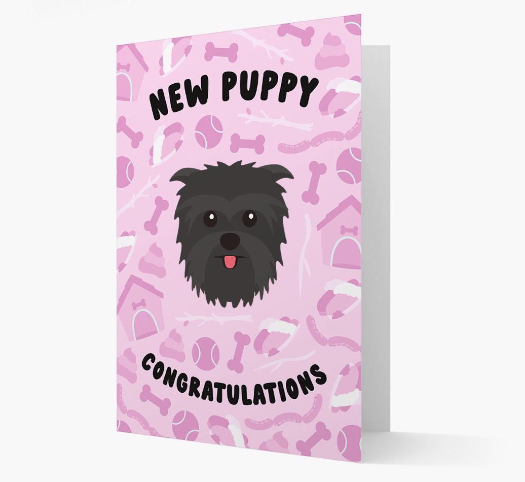 New Puppy, Congratulations: Personalized {breedFullName} Card