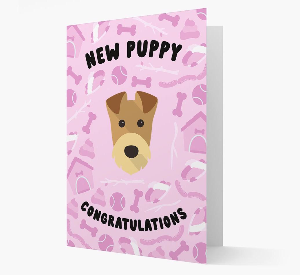 New Puppy, Congratulations: Personalized {breedFullName} Card