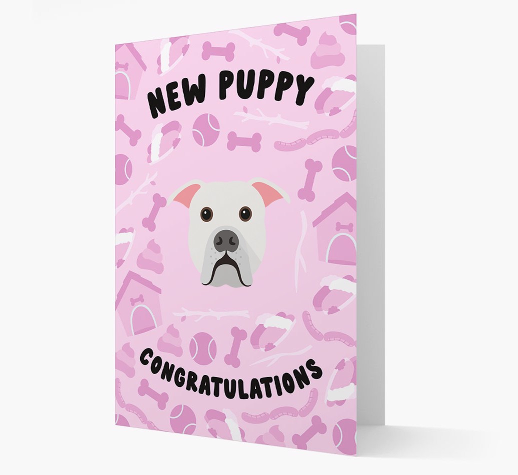 New Puppy, Congratulations: Personalized {breedFullName} Card