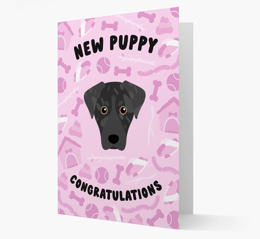 New Puppy, Congratulations: Personalized {breedFullName} Card