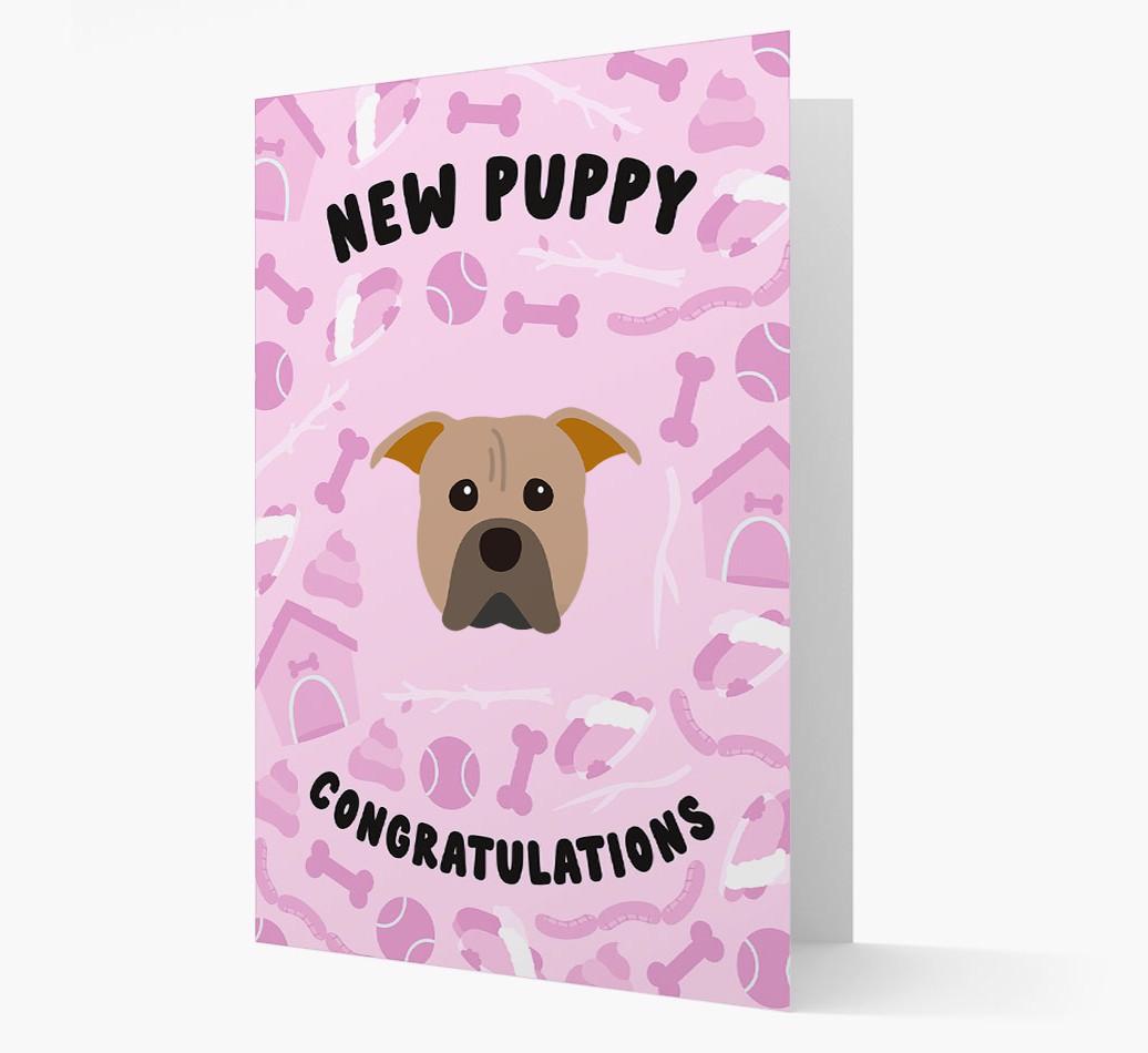 New Puppy, Congratulations: Personalized {breedFullName} Card