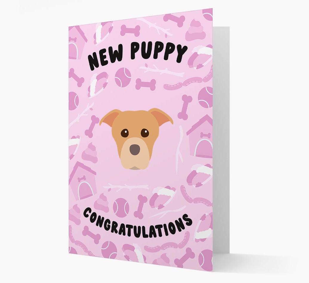New Puppy, Congratulations: Personalized {breedFullName} Card