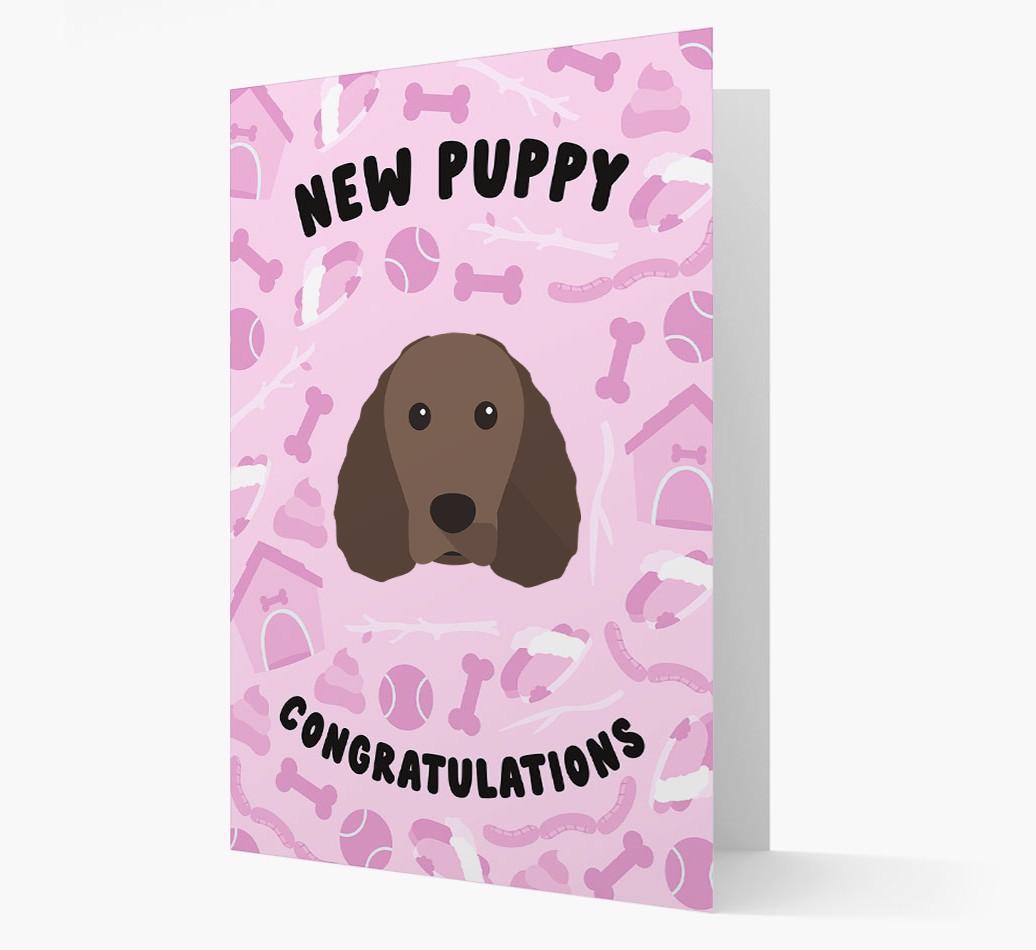 New Puppy, Congratulations: Personalized {breedFullName} Card