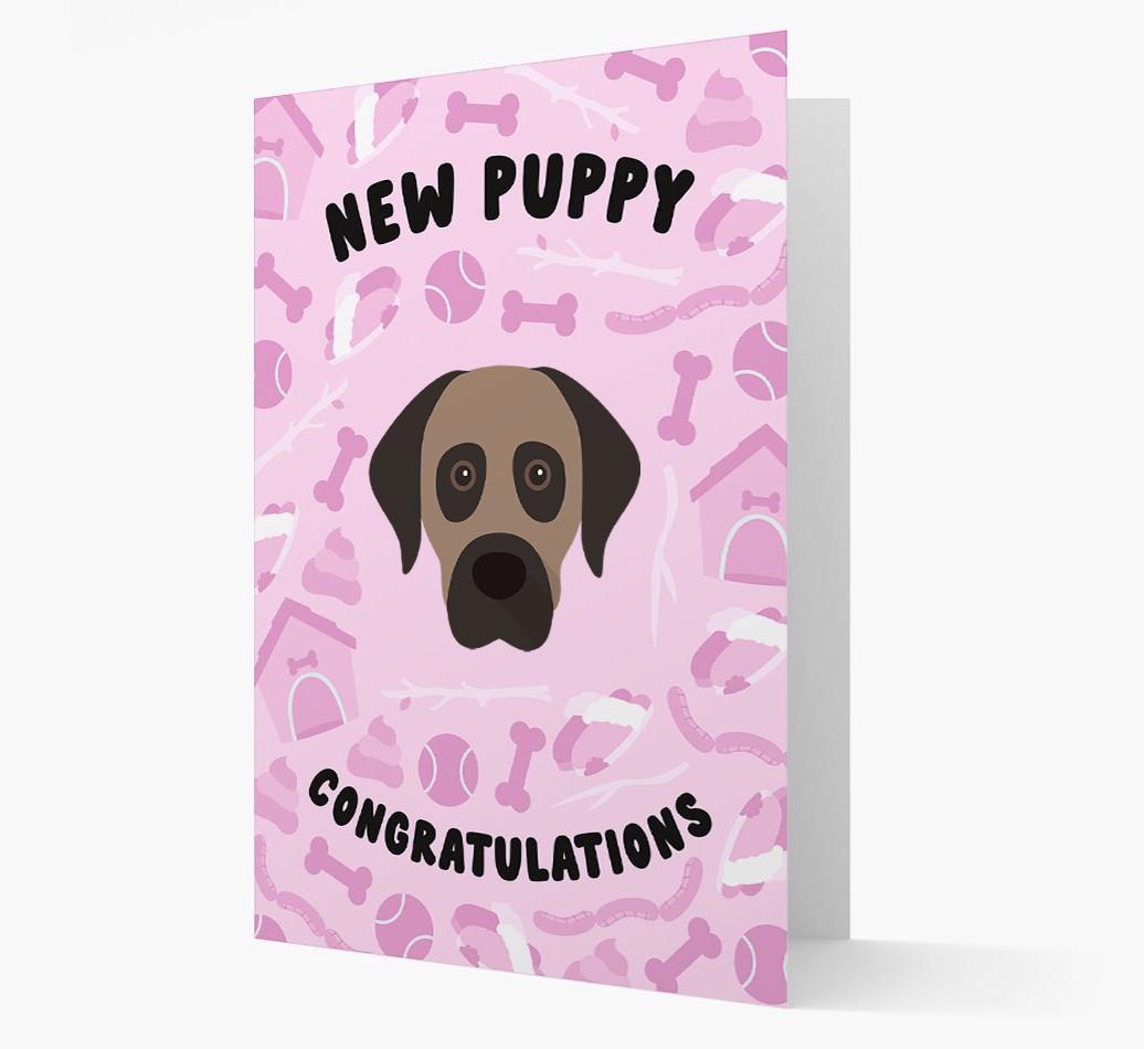 New Puppy, Congratulations: Personalized {breedFullName} Card