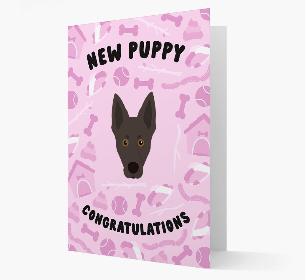 New Puppy, Congratulations: Personalized {breedFullName} Card