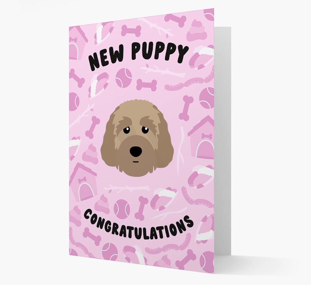 New Puppy, Congratulations: Personalized {breedFullName} Card