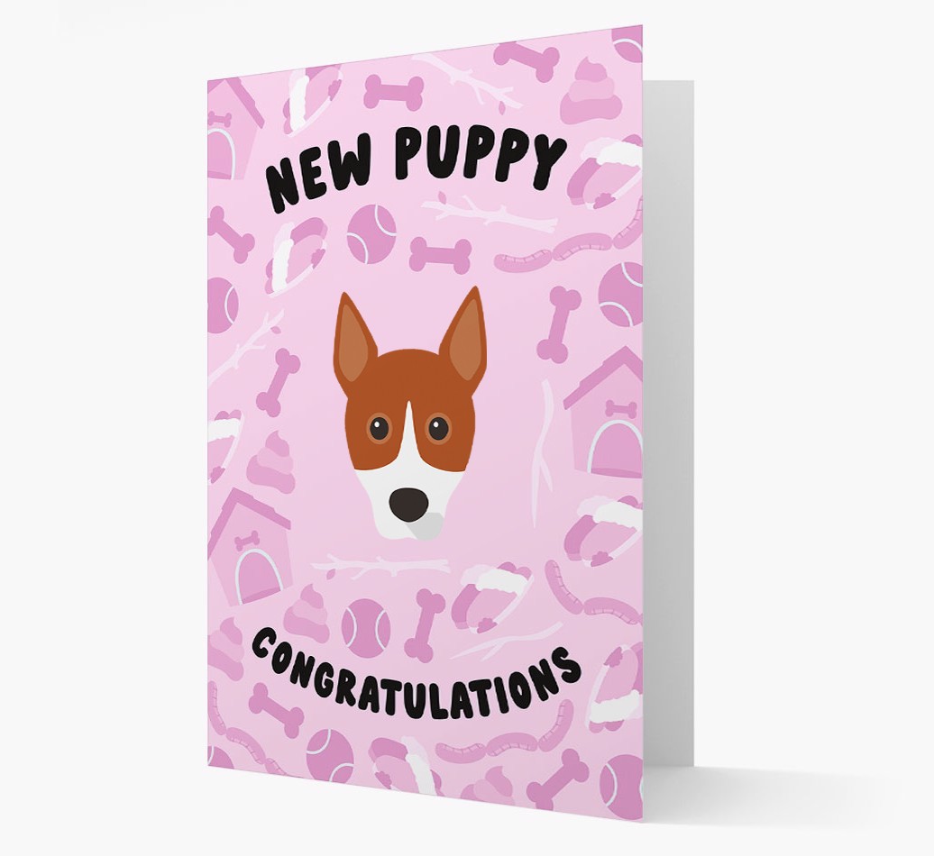 New Puppy, Congratulations: Personalized {breedFullName} Card