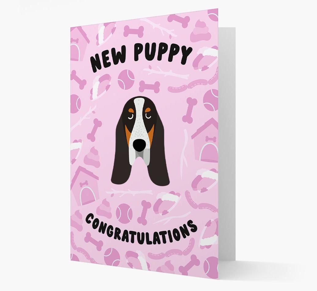 New Puppy, Congratulations: Personalized {breedFullName} Card