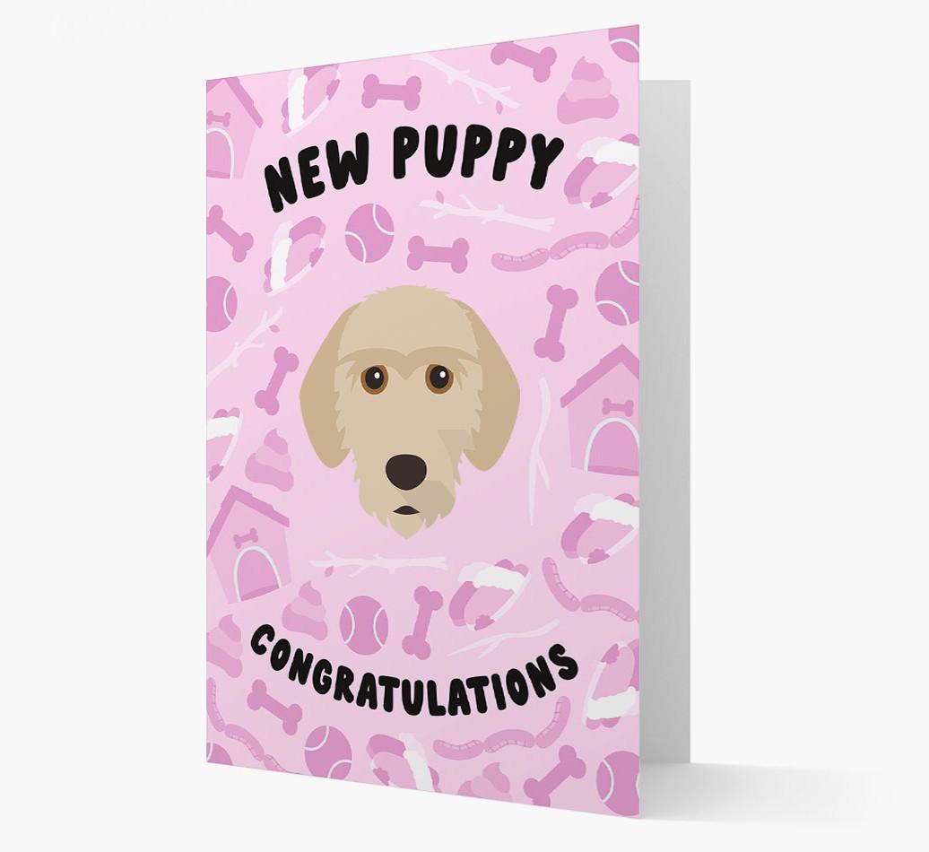 New Puppy, Congratulations: Personalized {breedFullName} Card