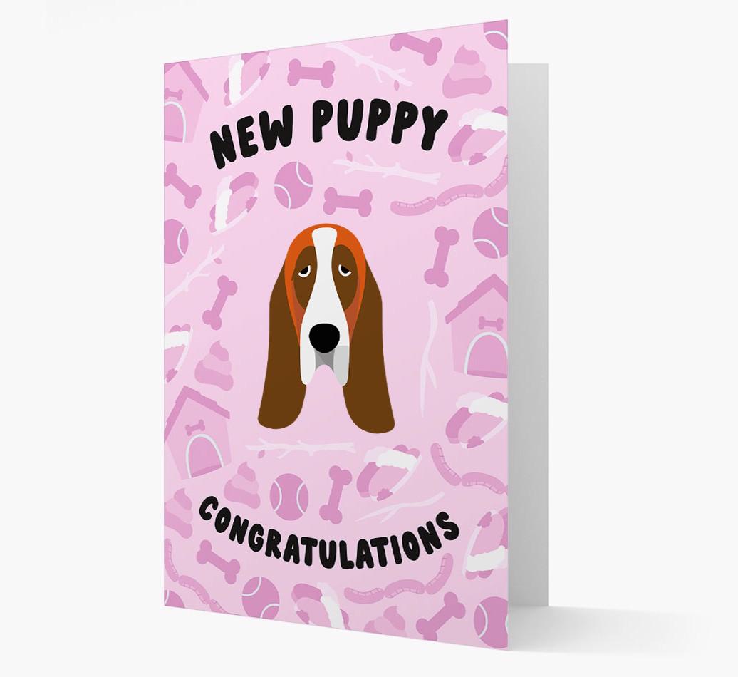 New Puppy, Congratulations: Personalized {breedFullName} Card