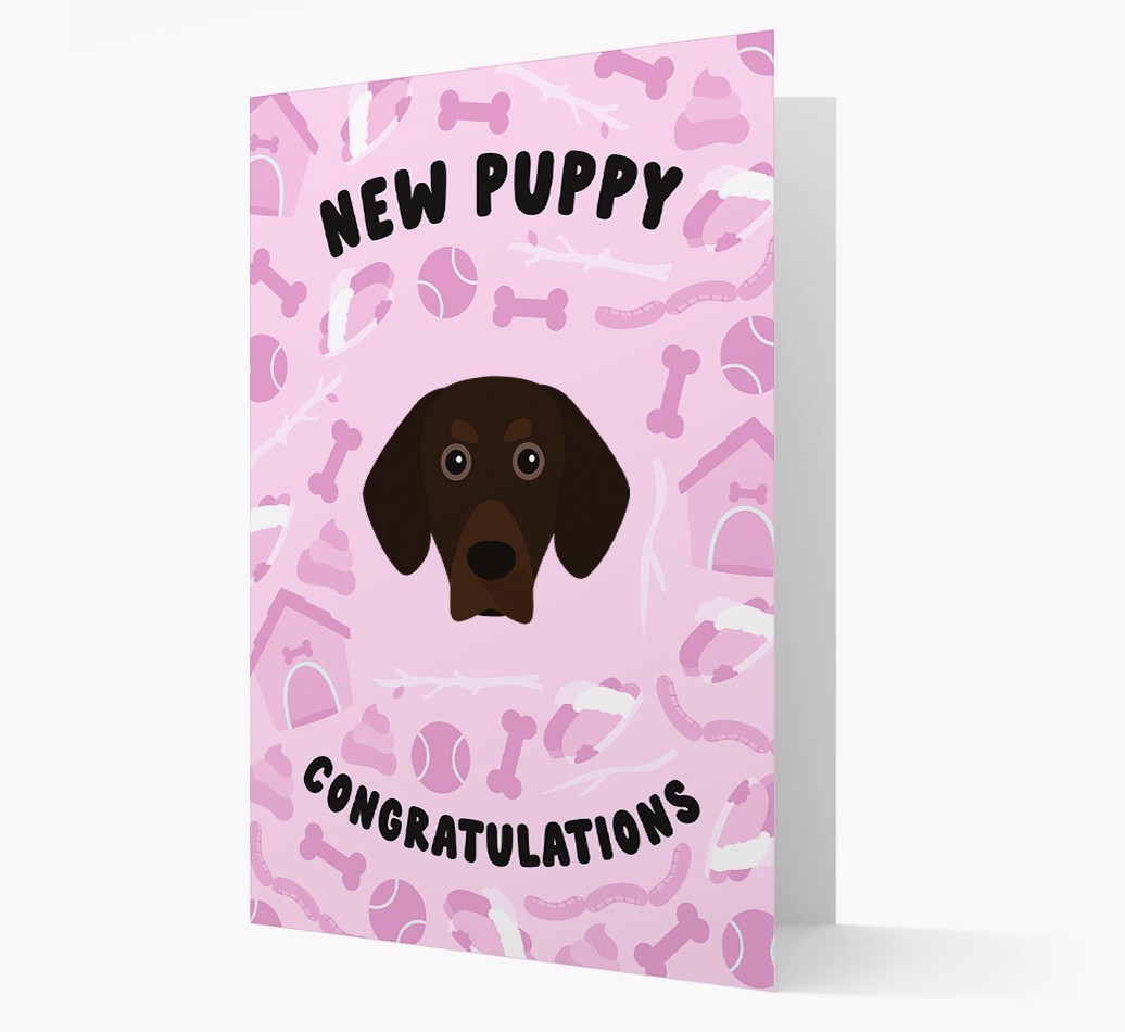 New Puppy, Congratulations: Personalized {breedFullName} Card