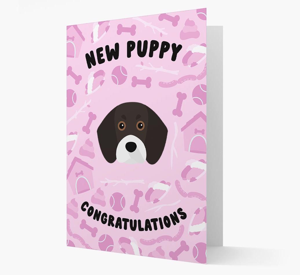 New Puppy, Congratulations: Personalized {breedFullName} Card