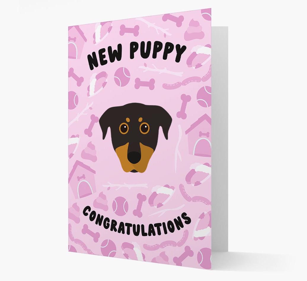 New Puppy, Congratulations: Personalized {breedFullName} Card