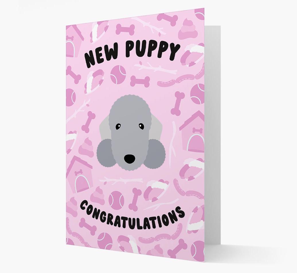 New Puppy, Congratulations: Personalized {breedFullName} Card
