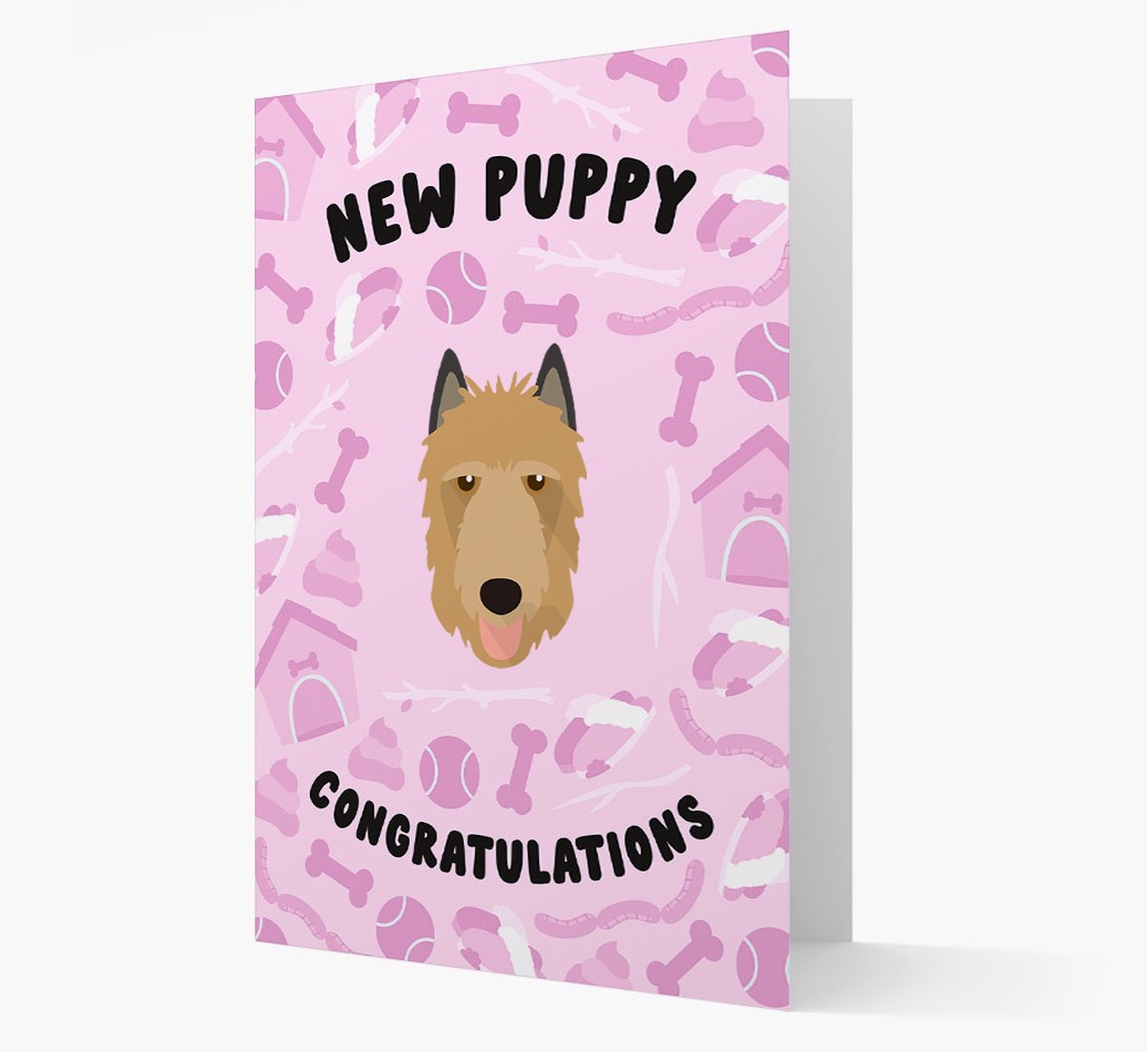 New Puppy, Congratulations: Personalized {breedFullName} Card