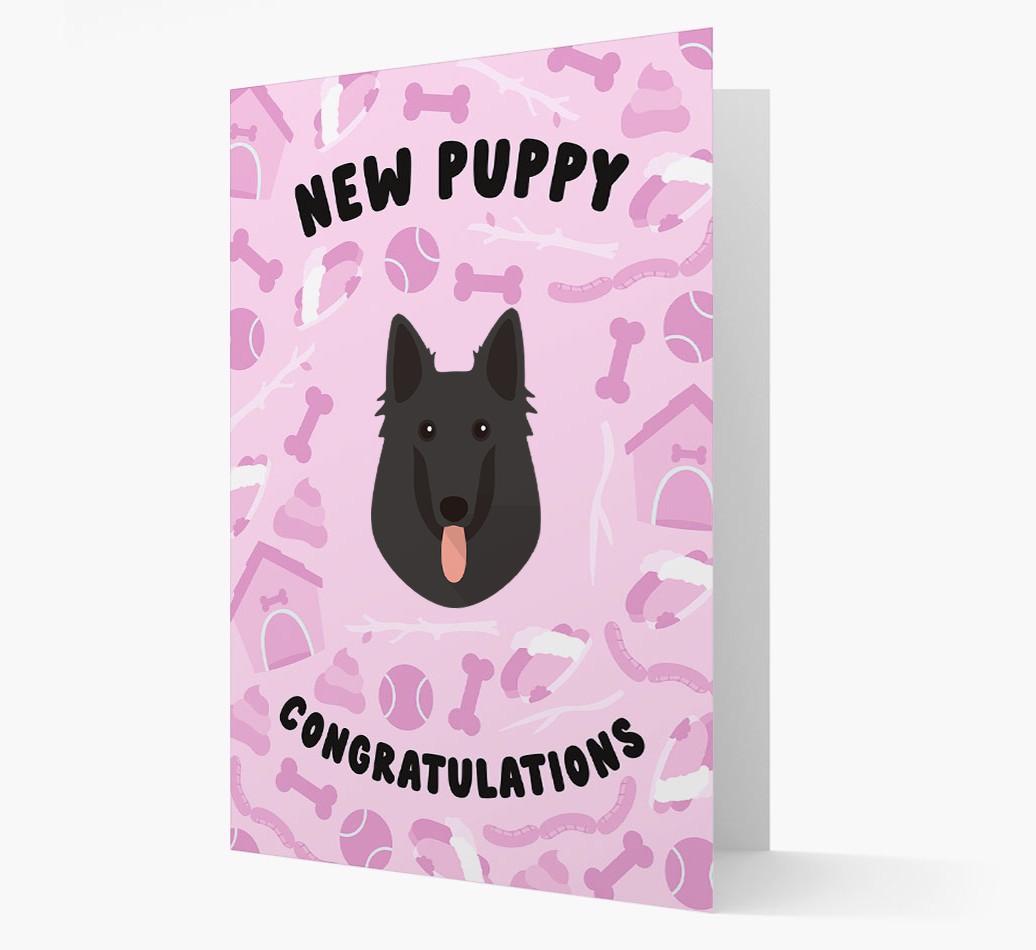 New Puppy, Congratulations: Personalized {breedFullName} Card