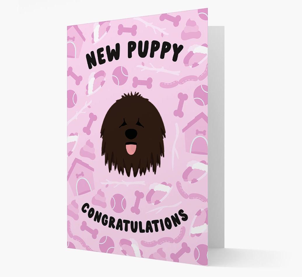 New Puppy, Congratulations: Personalized {breedFullName} Card