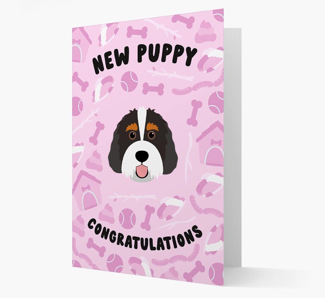 New Puppy, Congratulations: Personalized {breedFullName} Card
