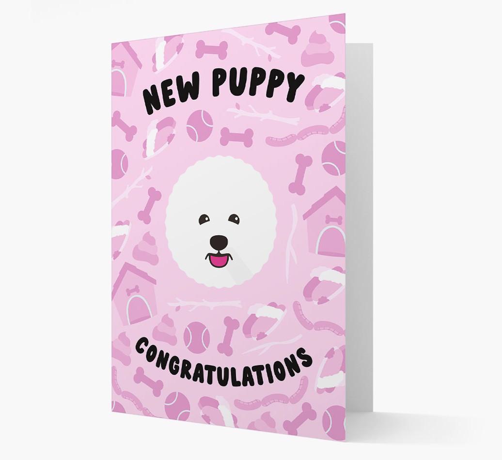 New Puppy, Congratulations: Personalized {breedFullName} Card