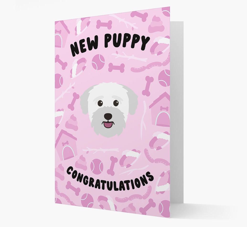 New Puppy, Congratulations: Personalized {breedFullName} Card