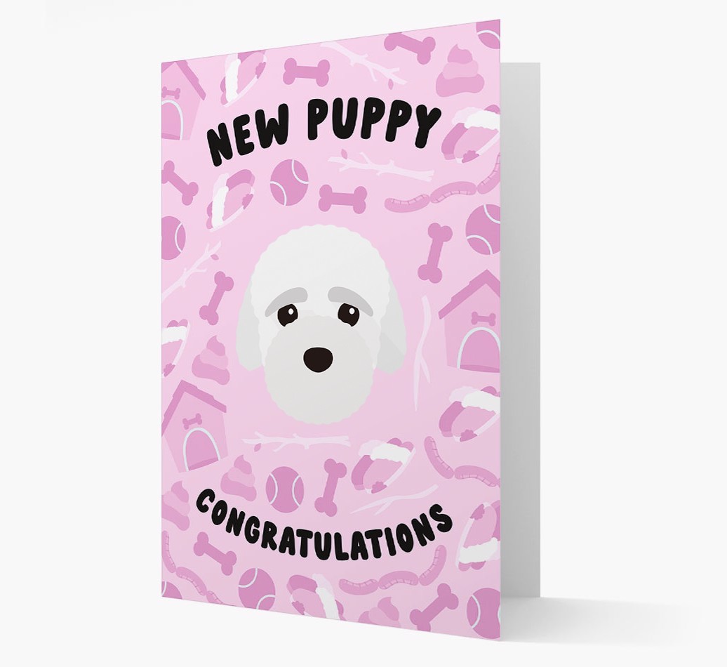 New Puppy, Congratulations: Personalized {breedFullName} Card
