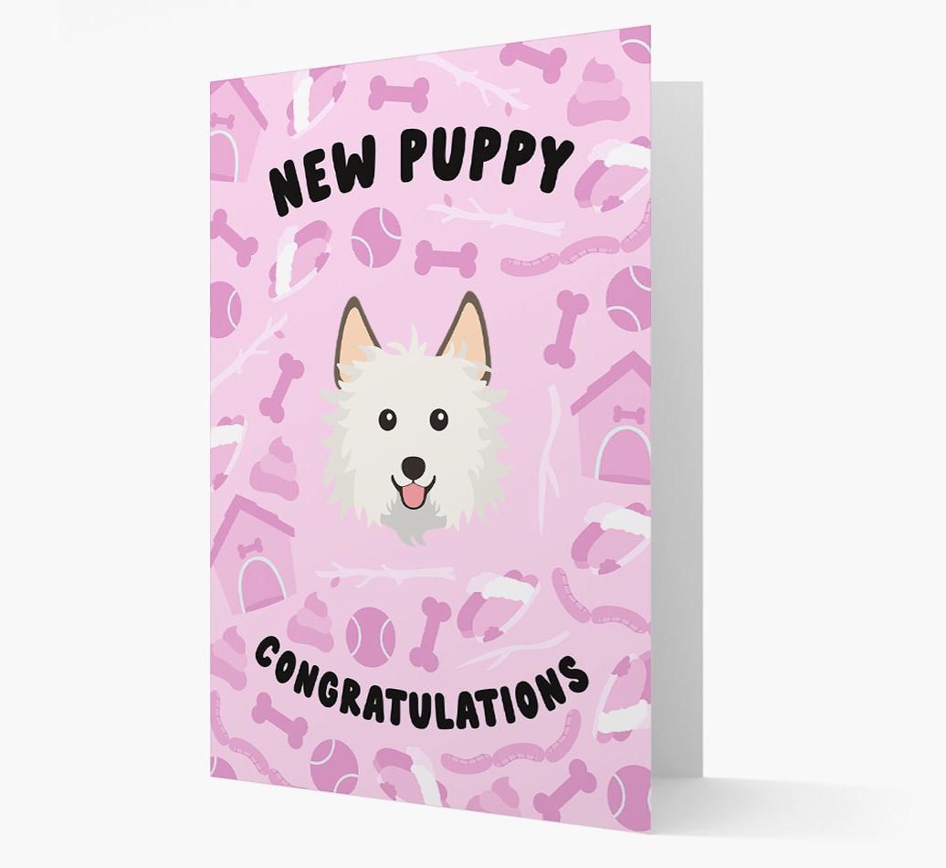 New Puppy, Congratulations: Personalized {breedFullName} Card