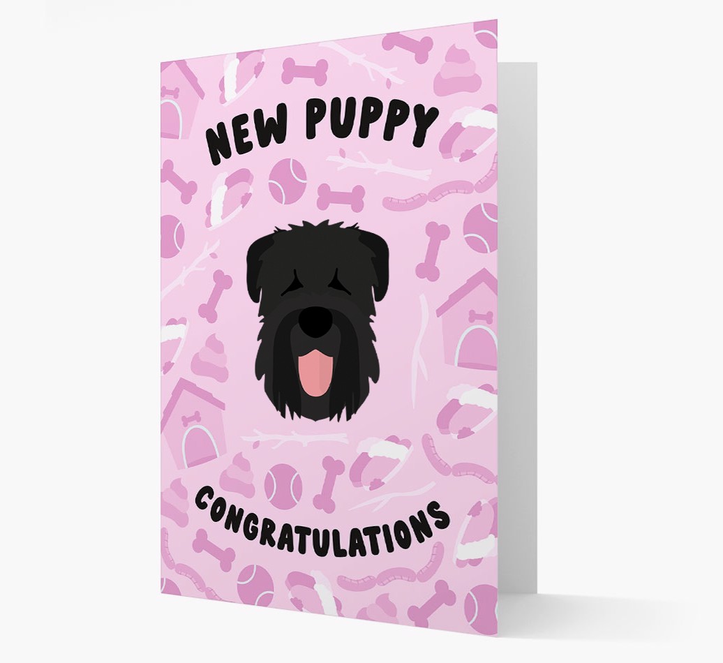 New Puppy, Congratulations: Personalized {breedFullName} Card