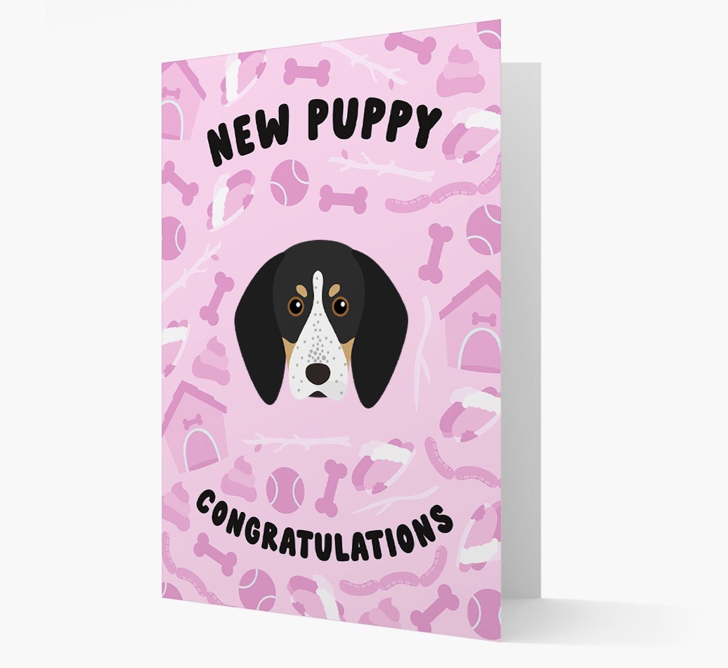 New Puppy, Congratulations: Personalized {breedFullName} Card
