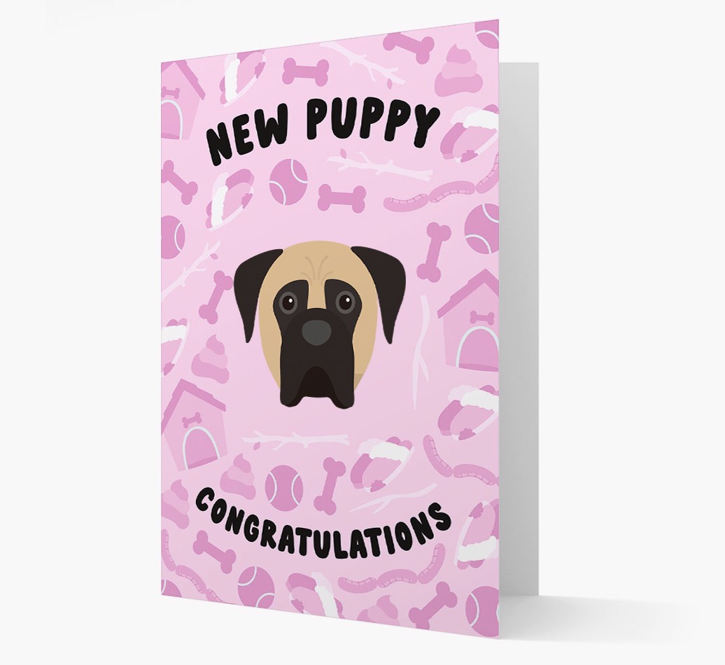 New Puppy, Congratulations: Personalized {breedFullName} Card