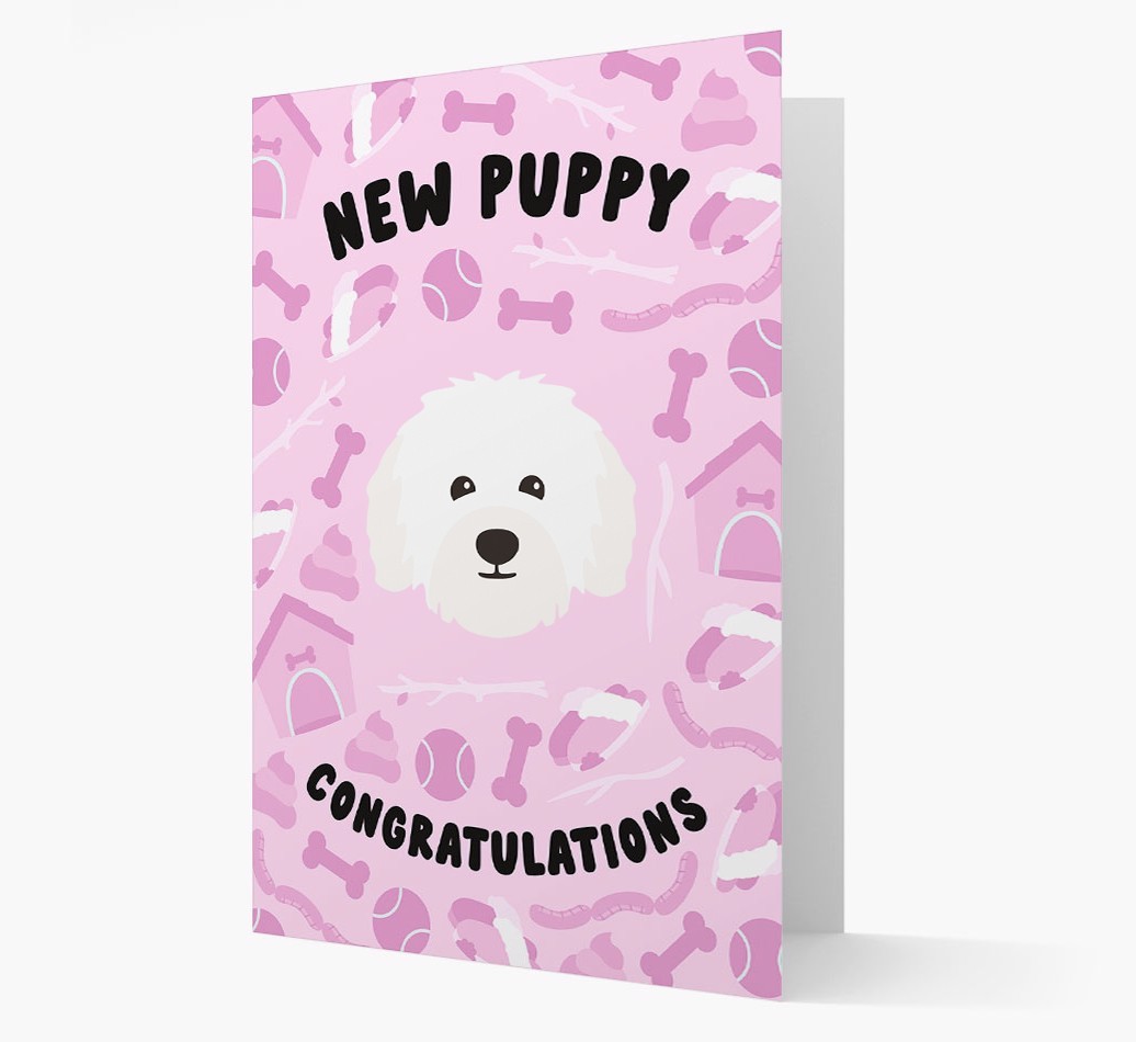 New Puppy, Congratulations: Personalized {breedFullName} Card